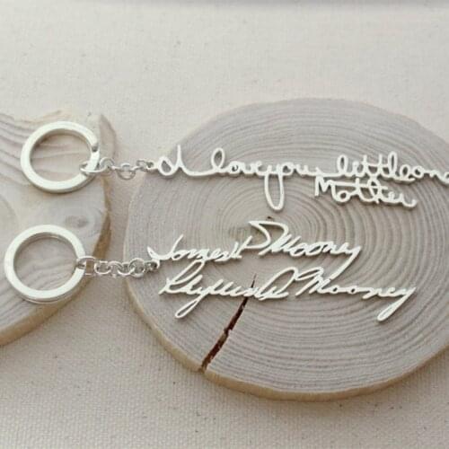 Stainless Steel Key Chain Custom Chaveiro Gold Plated Personalizado Geoment Name Keyring For Women Fasion Jewelry