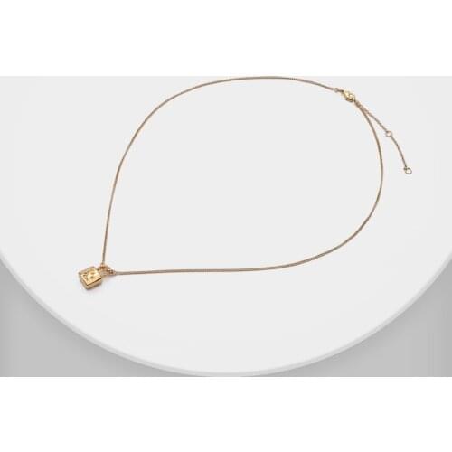 Amorita boutique Star and Moon lock necklace