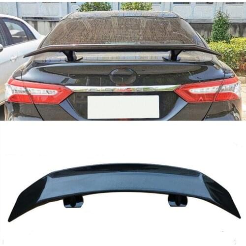 CEYUSOT For Universal CAR Spoiler Wing NEW Toyota Camry Corolla ABS Plastic Trunk Tail Accessories Refit Black Body Kit 2000-21