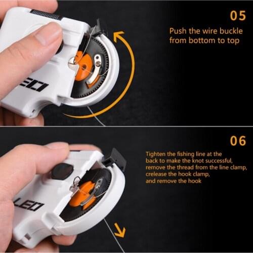 Electric Hooking Device Automatic Hook Tier Machine Fishing Line Winder Tackles