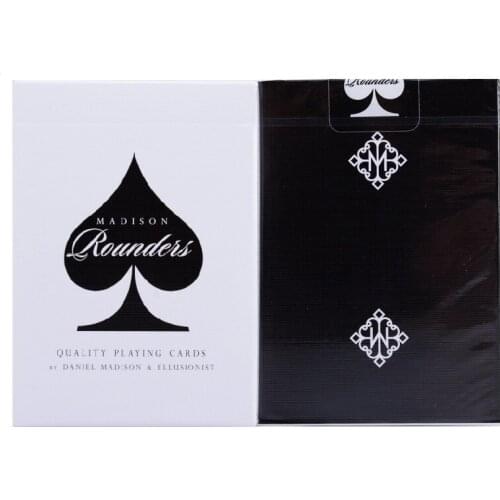 Ellusionist Madison Rounders Black Playing Cards Bicycle Deck USPCC Collectable Poker Magic Card Games Magic Tricks Props