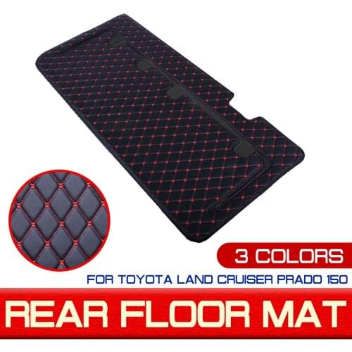 Cargo Rear Trunk Tailgate Tail Gate For Toyota Land Cruiser Prado 150 2010-2018 Door Mat Cover Floor Carpet Mud Pad Kick Tray