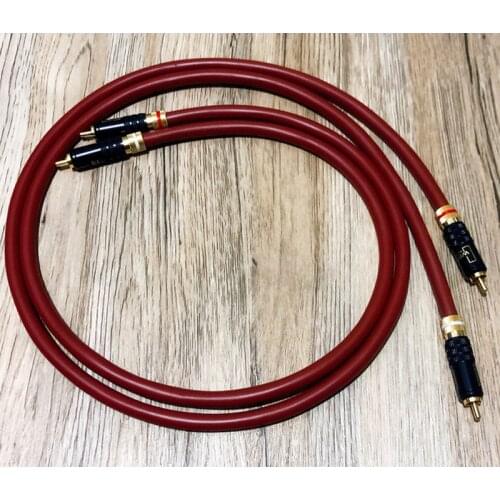 HiFi 102 MK III Multiple Shielding Oxygen Free Copper OFC Audio Cable Rca Signal Cable with 0144 Gold Plated