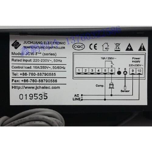 Juchuang JCW-F** Thermostat knob JCW F ** digital thermostat digital temperature controller new original