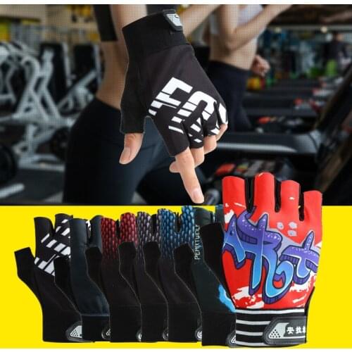 Hiking Half Finger Gloves Camping Hiking Accessories Antiskid Short Finger Gloves Summer Men Women Thin Breathable Sports Gloves