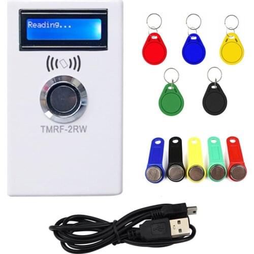 TM iButton Programmer DS1990A Duplicator Cloner Copier 125Khz RFID Reader Writer RW1990 Key Token RFID/TM Keyfob duplicator