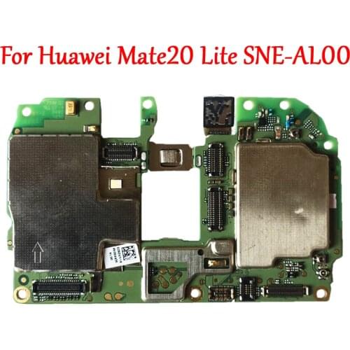 Tested Work Original Unlock Motherboard For Huawei Mate20 Mate 20 lite SNE-AL00 SNE-LX2 Mainboard Logic Circuit Electronic Chips