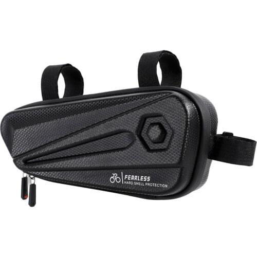 Bike Bag Front Frame Bicycle Hard Case Waterproof Triangle Bag 1.5L MTB Front Top Tube Bag Pannier For Cycling Bike Accessories