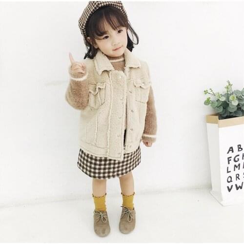 Baby Girl Winter Clothes Toddler Girl Vests Korean Jacket for Baby Clothes Kids Warm Waistcoat Baby Long Coat Jackets Outwear