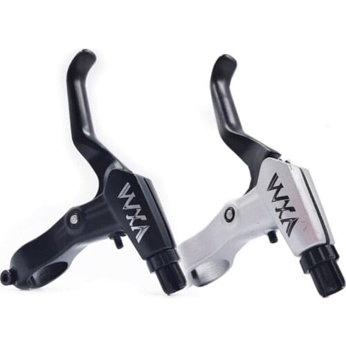 1 Pair Universal Aluminum Alloy Bicycle Handbrake Levers MTB BMX V- Handle Housing Cable Brake Calipers V Type Replacement Set