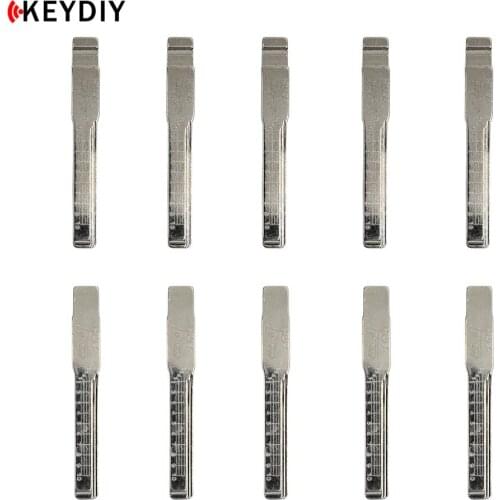 10pcs Uncut Metal 20# L-iShi Scale Blank Car Key Blade HU64 With Tick Marks for MBMercedes/Maybach/Lorenz/Carlson
