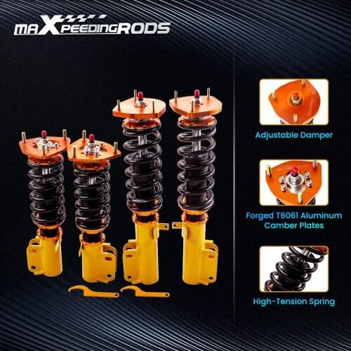 24 Steps Damper Adjutable Coilover Suspension Strut for Toyota Corrolla AE90 E90 E100 E110 1988-1999