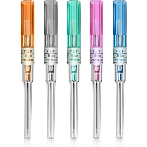 50PCS Piercing Needles IV Catheter Needles for Piercing Sterilised Body Tattoo Piercing Tool Piercing Supplies 14/16/18/20/22G