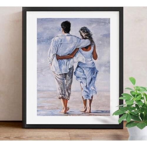 Nabi Diamant Painting Square Diamont Embroidery Man and woman DIY Rhinestones Picture Diamond Painting Cross Stitch People