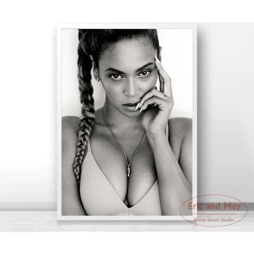Beyonce Super Music Singer Star Poster And Print Wall Art Canvas Painting Pictures New Nordic Style Aesthetic Room Decor Cuadros