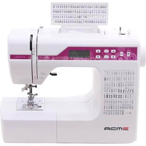 Household Multi-Function Sewing Machine,With Different 200 Stitches,Can Embroidery Letters,LCD Screen,Super Product