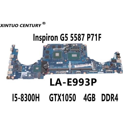 CN-0T1Y6R 0T1Y6R T1Y6R For Dell Series G5 5587 P71F Laptop Motherboard LA-E993P W/ I5-8300H N17P-G0-A1 GTX1050 4GB DDR4 100%test