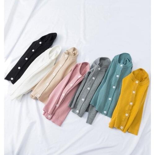 Baby Toddler Clothes Kids Knitted Sweater School Boys Girls Cardigan Long Sleeve Cotton Girls Jacket Coat Children Outerwear