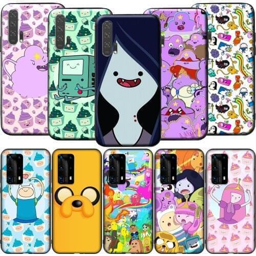 GX12 Adventure Time Finn Jake Silicone Case for Honor 6A 7A 3GB 7C 7X 8 8A 8X 8C 9 10 Lite View 20S 9A 10X Max Pro