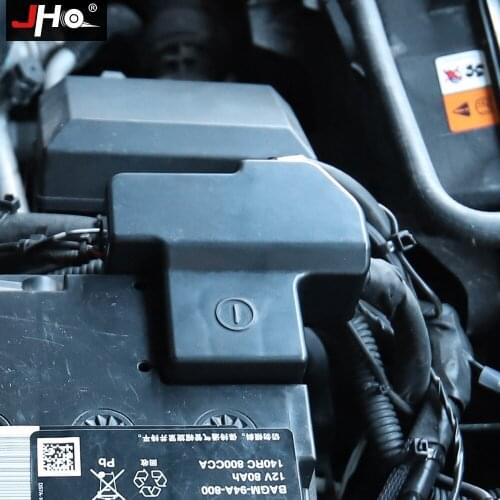 JHO Hood Engine Battery Negative Protective Cover Cap For Ford F150 2015-2020 Raptor Limited 2019 2018 2017 2016 Car Accessories