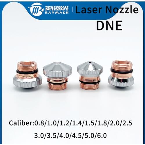 Laser nozzles fiber machine spare parts new model double chrome plated dne small laser nozzle DNE LASER
