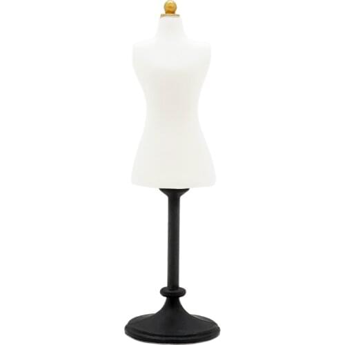 Odoria 1:12 Miniature Dress Form Mannequin White Sewing Tailor Tool Room Home Set Dollhouse Accessories Doll House Decoration