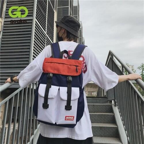 GOPLUS Fashion Waterproof Nylon Women Backpack for Girls College Black School Bag Student High Capacity Men Laptop Bag Mochila