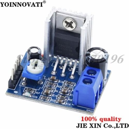 100pcs 6-12V Single Power Supply TDA2030A Audio Amplifier Board Module