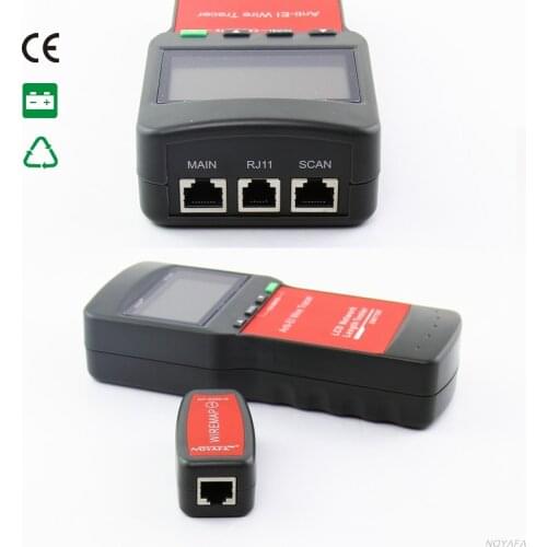 NOYAFA NF-8200 Phone Telephone Wire Tracker Diagnose Tone Tracer with LCD LED LAN Network Cable Tester RJ45 RJ11