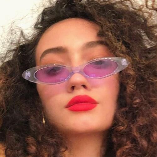 New Vintage Black Cat Eye Sunglasses Women Fashion Brand Designer Mirror Small Frame Cateye Sun Glasses For Female Shades UV400