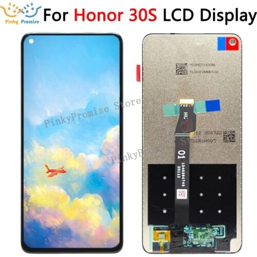 Original 6.5''lcd display for honor 30s lcd display with touch screen digitizer Assembly for honor 30 s lcd
