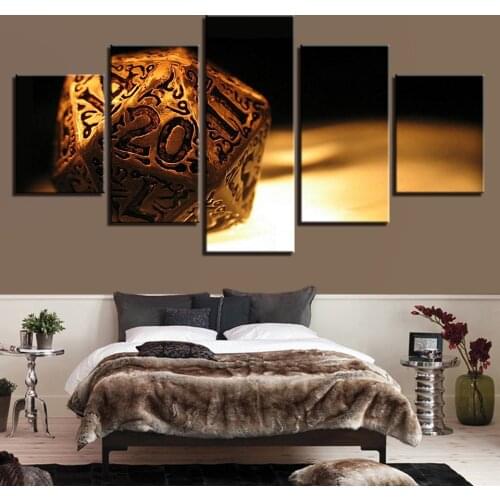 HD Canvas Print Art Wall Painting For Living Room Home Decor 5 Pieces Accessories Picture