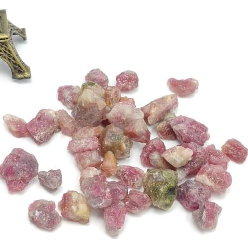 Natural Red Tourmaline Rought Stone Rubellite Stones Crystal Specimens Freedom Specimens Minerals for DIY Making Tank Stone