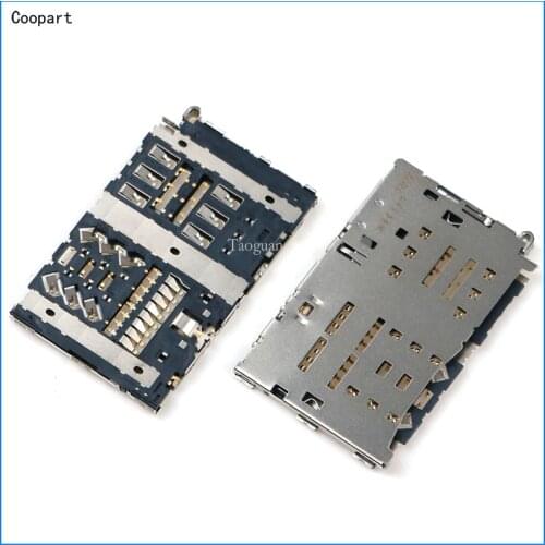 Coopart Sim Card Reader Slot Tray Socket Holder Connector for LG X Screnn K500Y/N F650S/K/L top quality