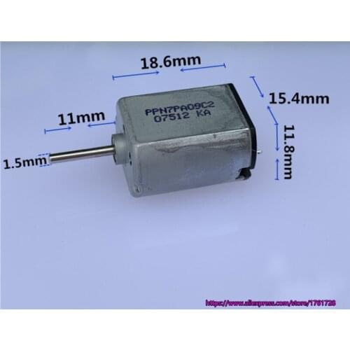 Brand new 3.6V 6V 7.2V 030 Micro DC motor 12*15*18.5mm 10000rpm high speed mofor for audio equipment,electronic lock