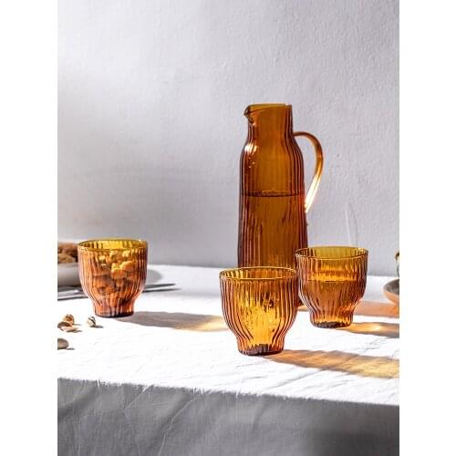 Lead-free Glass Cup Home Drinkware Mug Cold Water Cup Glass Water Cups kettle Wine Cup Drinkware Personality Tea cup