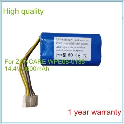 Replacement For ZQ-12 WPE08-0135 WPF01-0813 ECG EKG Vital Sign Monitor Battery