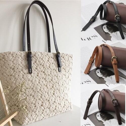 1PCs Bag Belt Detachable PU Leather Handle Lady Shoulder Bag DIY Replacement Accessories Handbag Band Handle Strap Band New