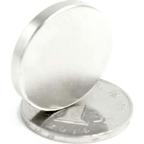 100pcs Neodymium N35 Dia 25mm X 4mm Strong Magnets Tiny Disc NdFeB Rare Earth For Crafts Models Fridge Sticking magnet 25x4mm