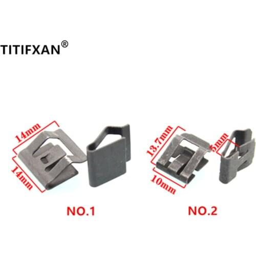 20PCS Car Console Navigation CD DVD Sound Panel Metal Iron Fastener For Honda Civic Accord