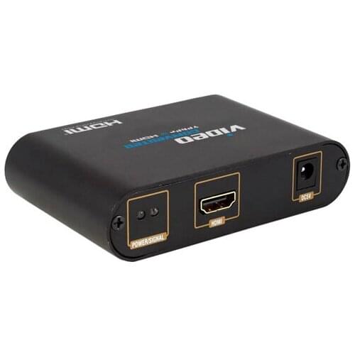 2019 New Component to HD Converter video YPbPr and Audio R/L to HDMI Converter 1080P With Retail Color box package