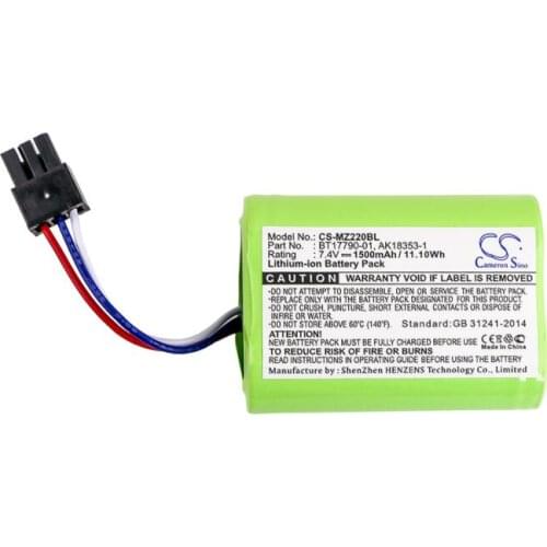 Cameron Sino 1500mAh battery for COMTEC MX420L for ZEBRA MZ220 MZ320 AK18353-1 BT17790-1 BT17790-2 BarCode, Scanner Battery