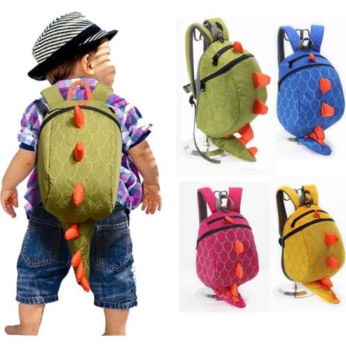 New Dinosaur Print Children Backpacks Kids Boys Girls Fashion Cute Cartoon 3D Dinosaur Shoulder Backpack Bags Student SchoolBag