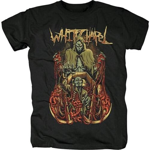 Mens TShirt Short Sleeve Shirt Whitechapel Rock Tee Women Hiphop Shirts(6)