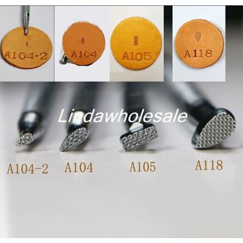 Leather carving Printing Tools Large Mesh design A118/A105/A104/A104-2 leather stamp