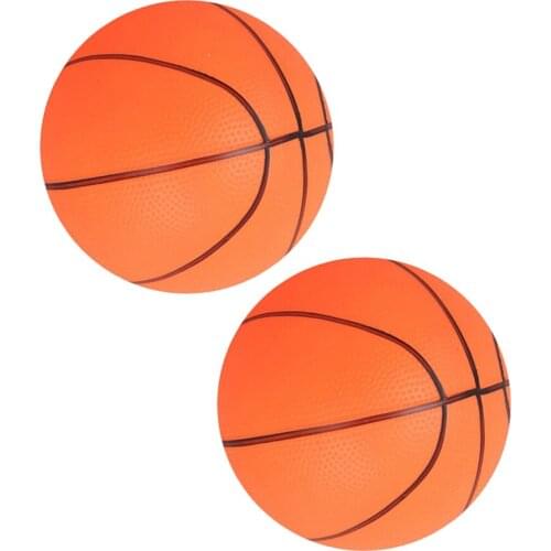 MagiDeal 2pcs Mini Bouncy Basketball Indoor/Outdoor Sports Ball Kids Toy Gift Orange Indoor Outdoor Game Beach Ball