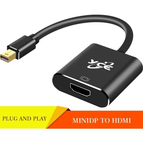 Mini DP to HDMI/F Adapter 1920*1080P 60HZ HD Cable Converter Input Notebook Connect to Output Projectors TV Moniter M82