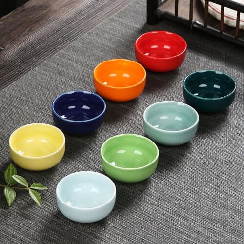 Tea set ceramic cup Kung Fu Tea teacup cup 6 pieces chinese porcelain Handmade