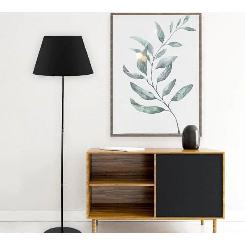 Nordic style modern vertical lighting floor standing floor lamp living room bedroom study room floor lighting Black Hawk