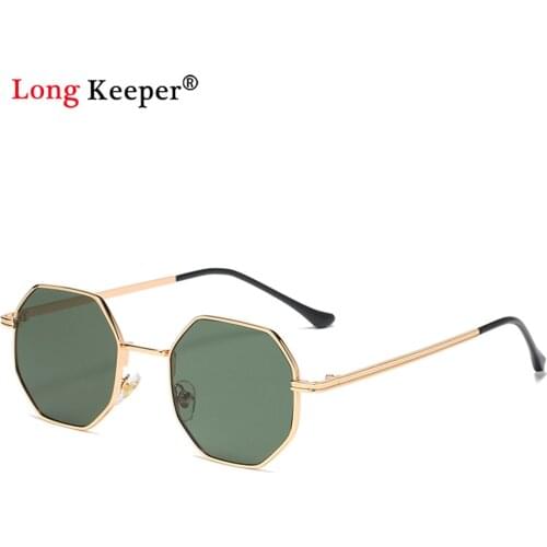 Fashion Small Square Octagon Polygon Sunglasses For Men Women Vintage Travel Sun Glasses Summer Shades UV400 Eyewear Oculos